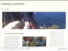 Tablet Screenshot of ordinarywonderer.com
